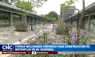 Firman Millonario Contrato Para Construcción De Metroplus En AV Guayabal