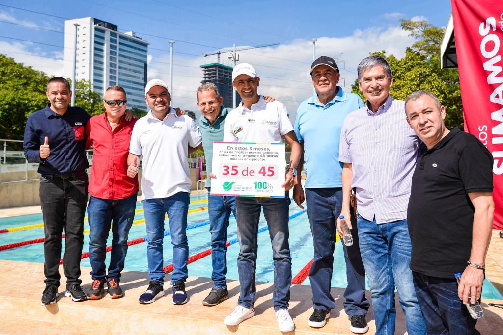 Envigado Suma un Golazo- Renovadas Piscinas en el Polideportivo Sur