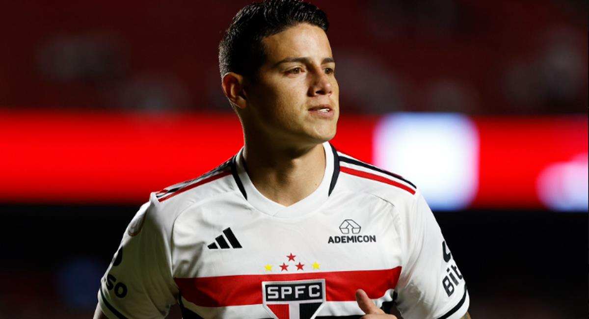 James Rodríguez en São Paulo entre la expectativa y la insatisfacción