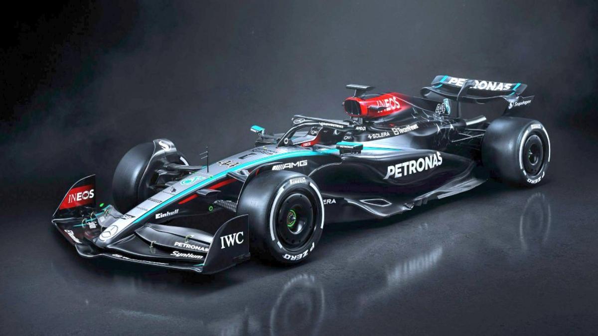 Mercedes revela el W15, el último monoplaza de Hamilton