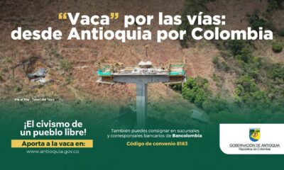 ¡Desde Antioquia por Colombia! La innovadora estrategia de la vaca para impulsar las vías 4G