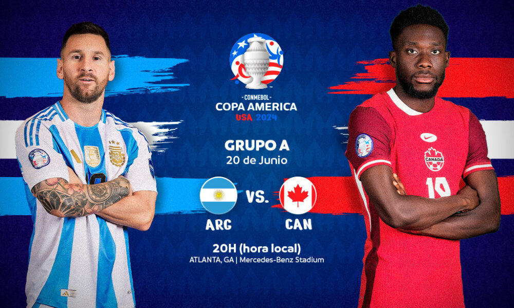 Argentina vs. Canadá- un duelo de titanes para abrir la Copa América 2024