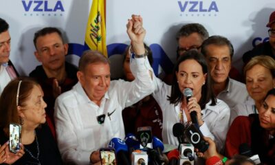 María Corina Machado declara presidente electo a Edmundo González