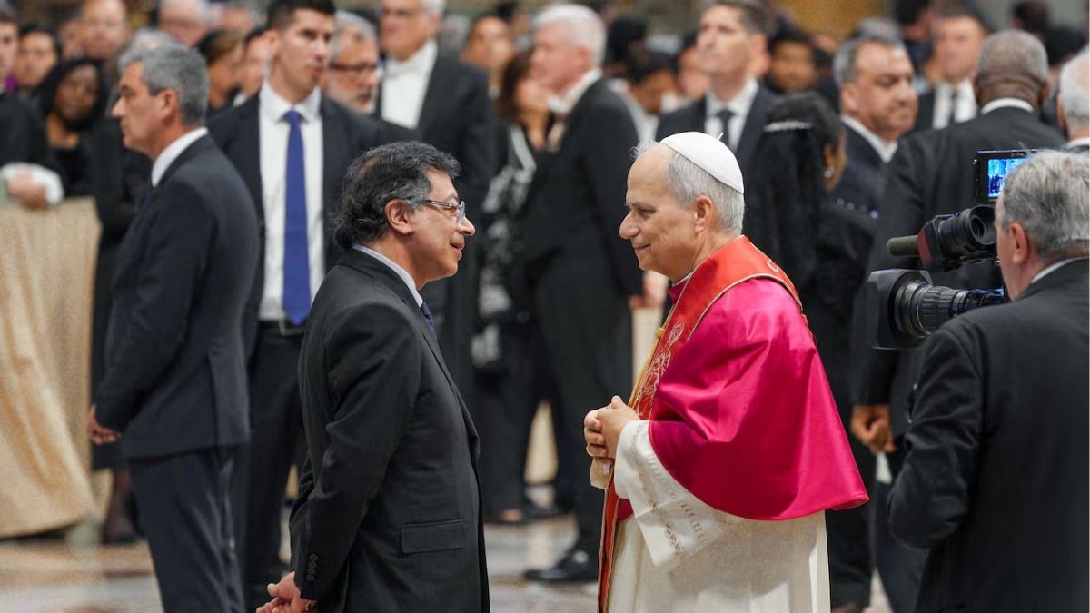 Petro y el Papa León XIV se reúnen para hablar de paz en Latinoamérica